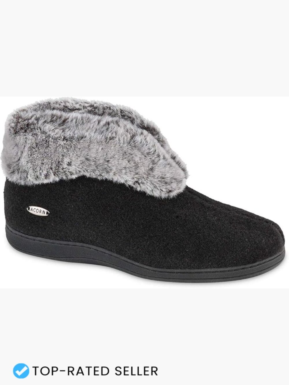 Faux Fur Slipper Booties Memory Foam Cozy House Shoes Indoor Outdoor
